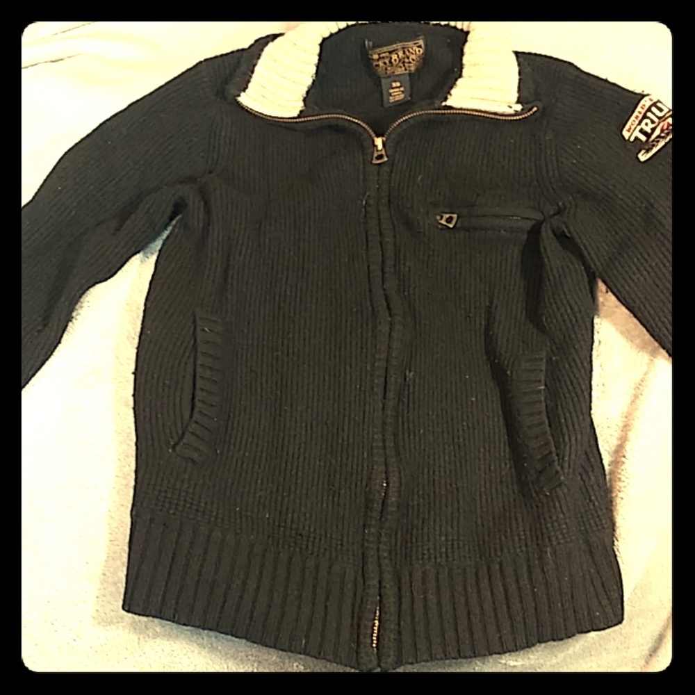 Lucky brand Triumph zip up sweater